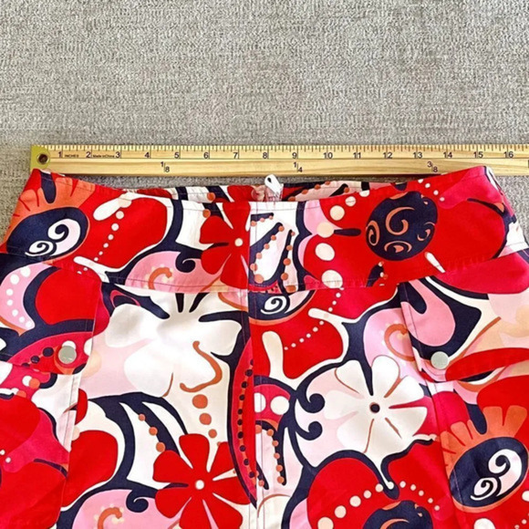 Marc Aurel Womens Size 38 A-Line Knee-Length Flower Print Skirt‎ Pockets Lined - Picture 3 of 10